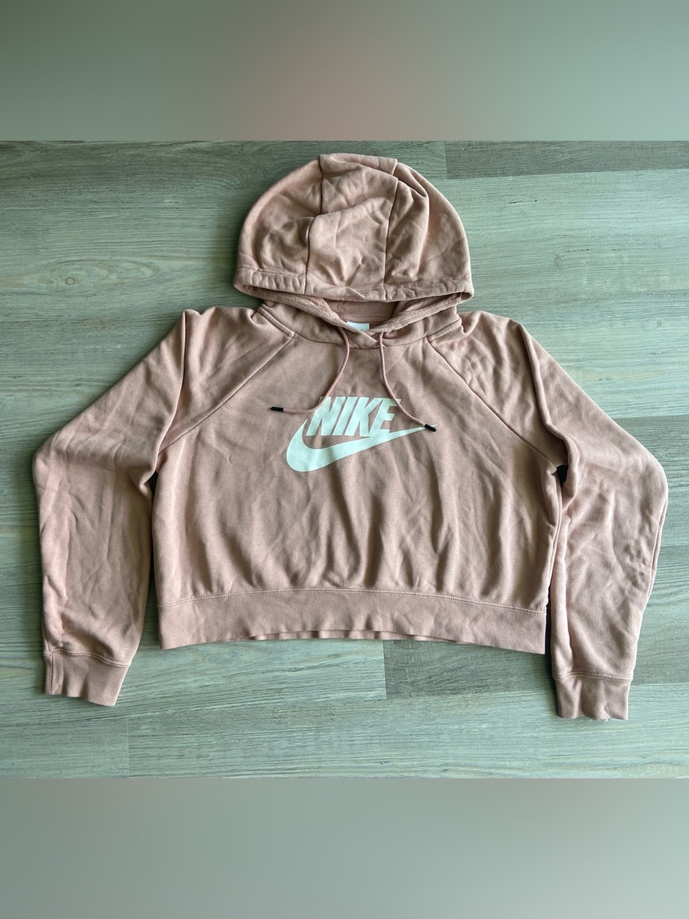 Nike Sportswear Essential Cropped Hoodie Pink L